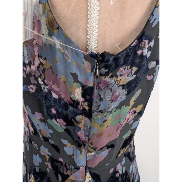 NWT Free People Falling Leaves Floral Velvet Burnout Dress 12 Whimsygoth Fairy - Picture 7 of 12